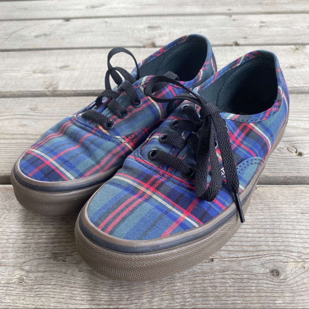 Like New || Tartan Plaid Vans - Picture 1 of 12